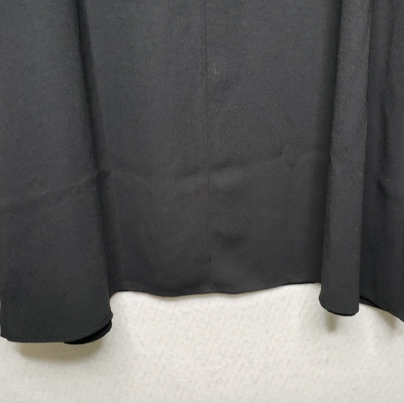 Halogen Black Lightweight A-line Casual Hidden Zipper Knee length Dress sz S - Picture 11 of 12